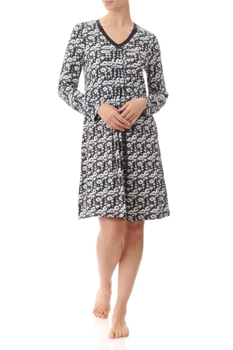 Close up of Givoni Short Nightie wVith shelf bra 9KV23J