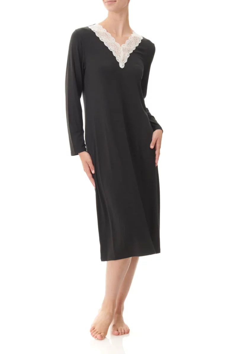 Givoni Modal Mid Lenght nighty 9LE03 Black