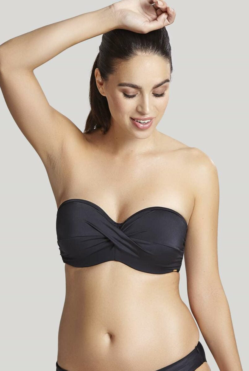 Closeup of Panache Anta Riva Bandeau Bikini top