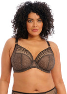 Close up of Elomi Matilda Plunge bra in Leopard