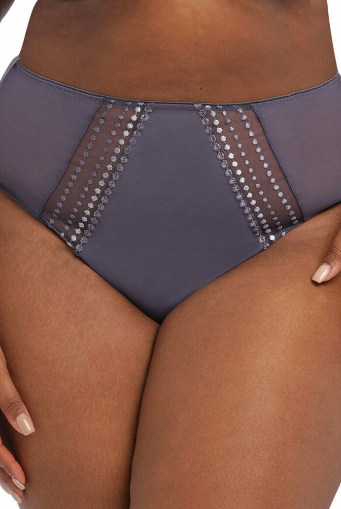 Close up of Elomi Matilda Full Brief in Storn colour style number EL8906STM