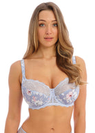 Closeup of Fantasi Olivia Underwire support bra in Meadow