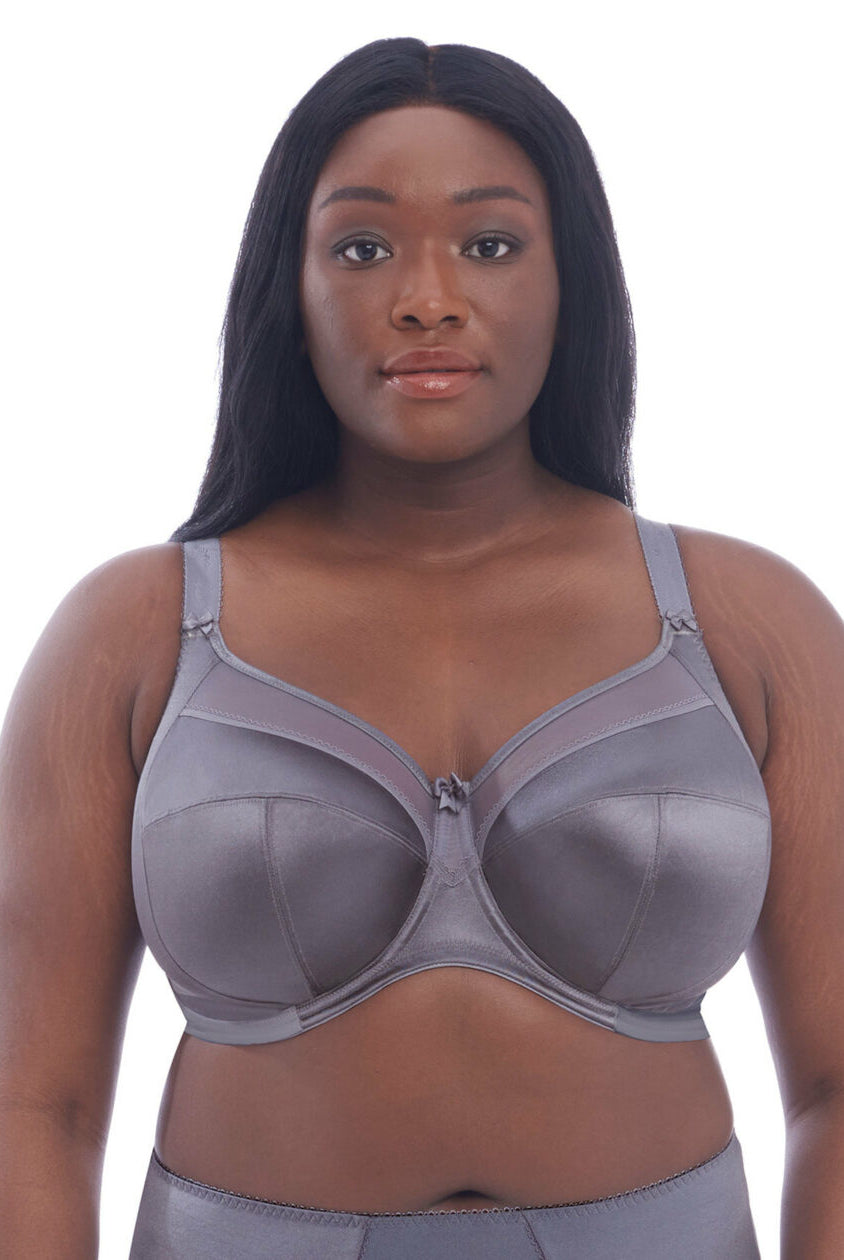 Close up of Goddess Kiera Bra in Granite GD6090