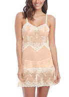 Close up of the Embrace lace Chemise from Wacoal. WA814191-271