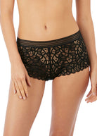 New style from Wacoal Raffine in this Short brief. Style number WA148006-BLK