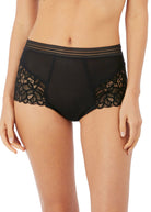 Close up of Wacoal Raffine Black full brief