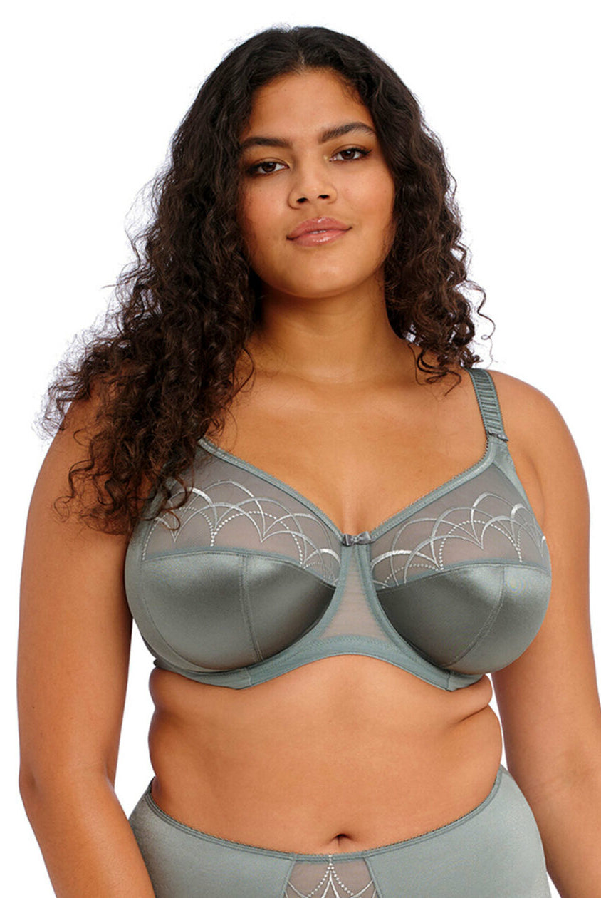 Close up of Elomi Cate underwire bra in willow