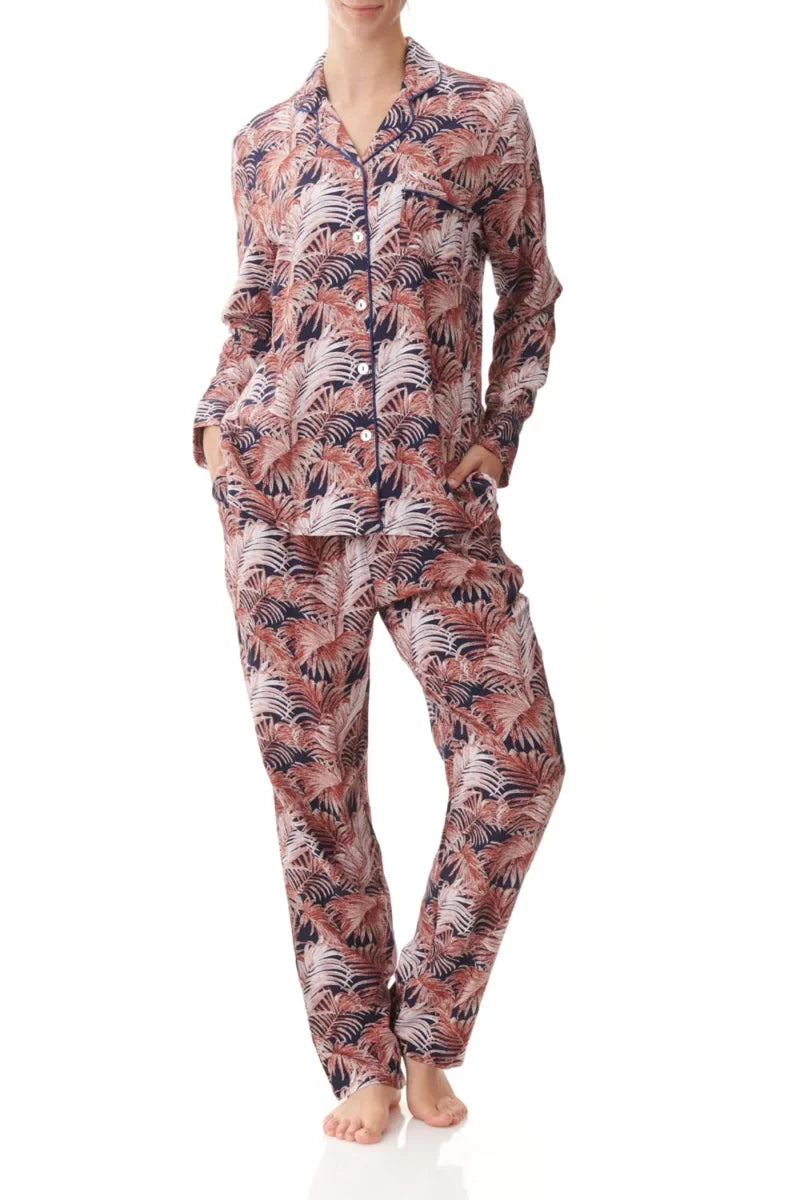 Givoni Long Pyjama in Palms print
