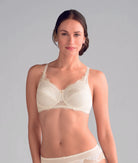 Closeup of Amoena Aurelie Underwire pocketed Bra 44154