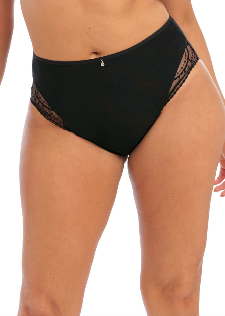 Closeup of Elomie Priya Full brief in Black
