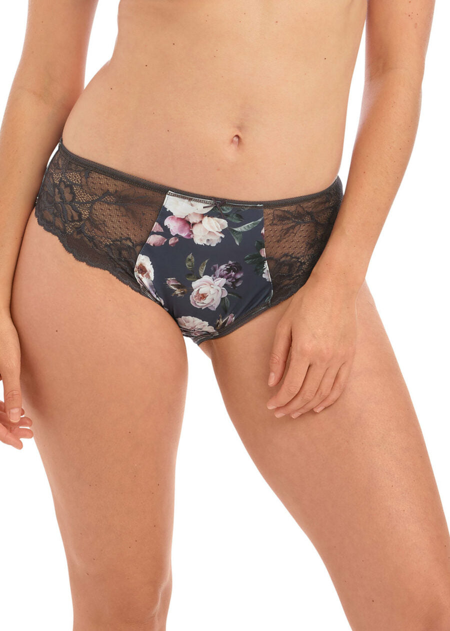 Close up of Fantasie Pippa Brief in Slate