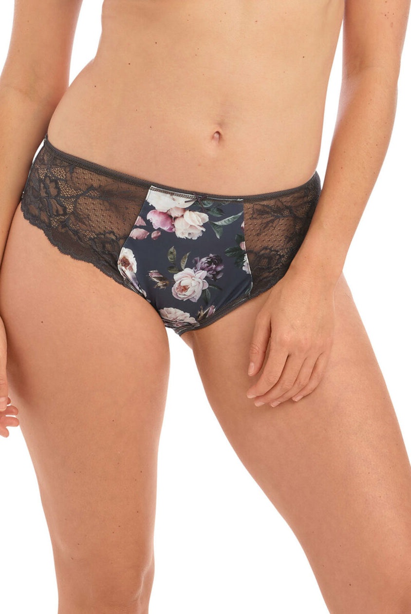 Close up of Fantasie Pippa Brief in Slate