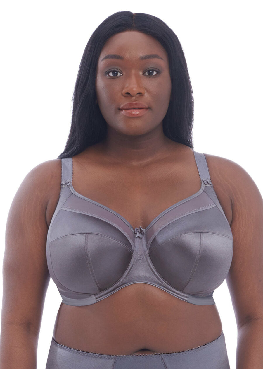 Close up of Goddess Kiera Bra in Granite GD6090