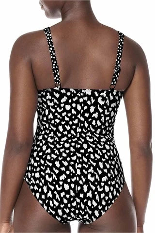 Amoena Manila one piece swimsuit BLK/WHT – CasaMia Lingerie